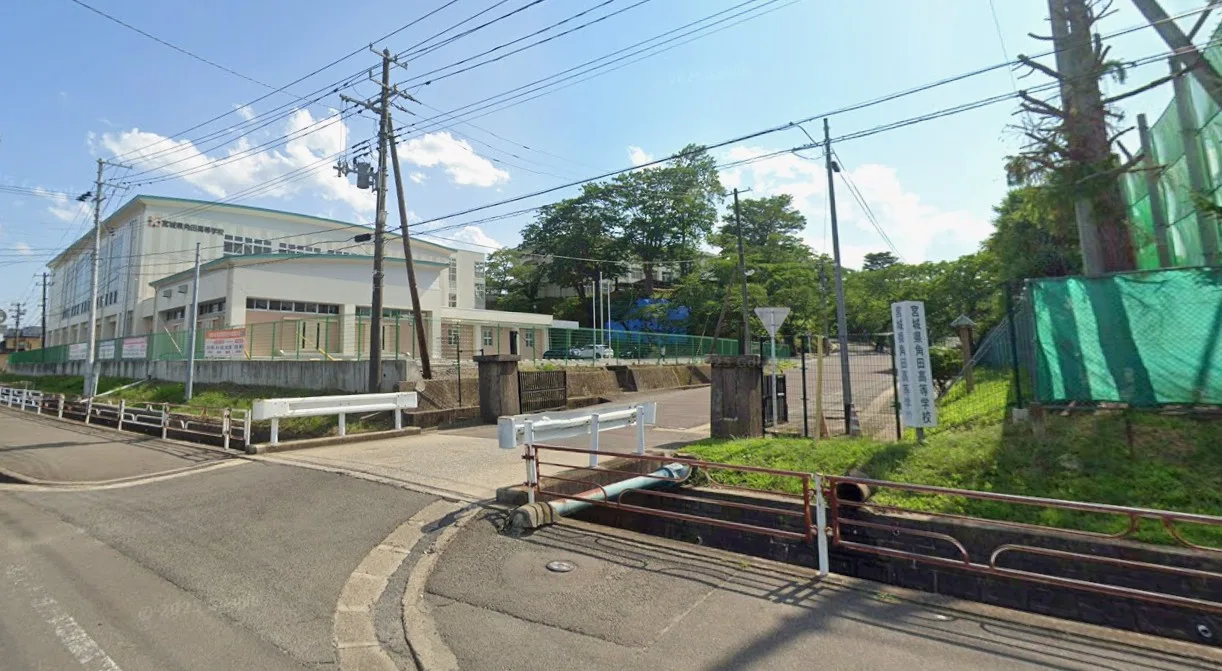 宮城県角田高等学校の外観